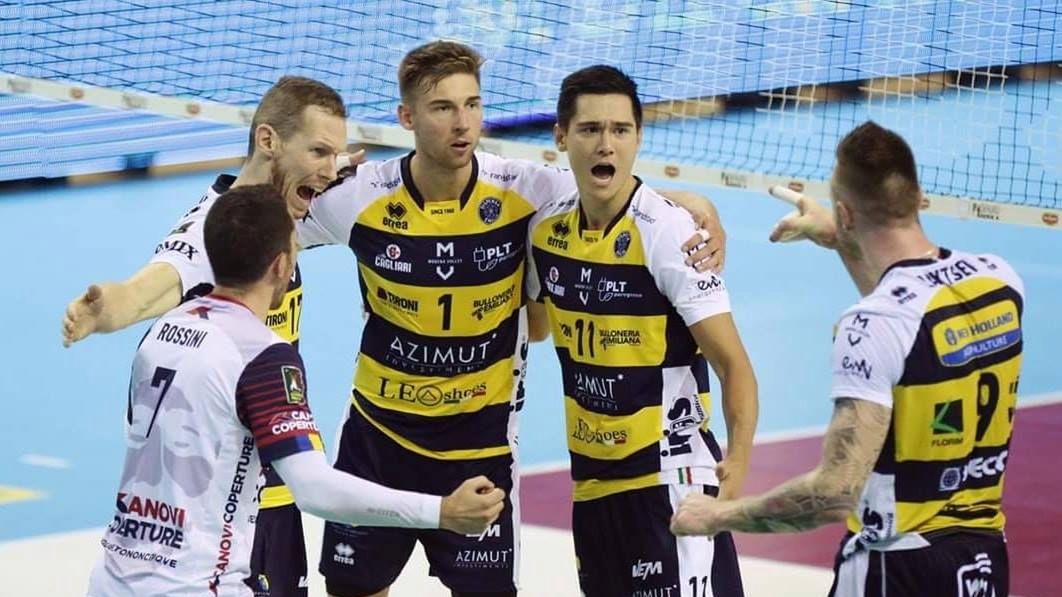 Facebook / Modena Volley / Na zdjęciu: siatkarze Azimutu Leo Shoes Modena