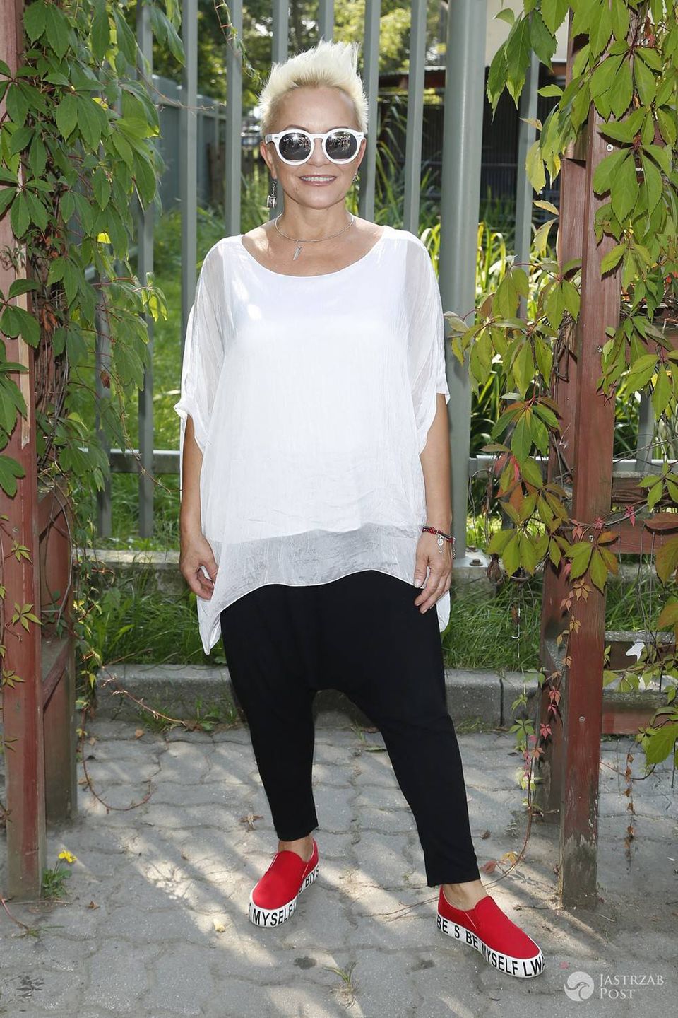 Małgorzata Ostrowska podczas wydarzenia "Gwiazdy na Paluchu"