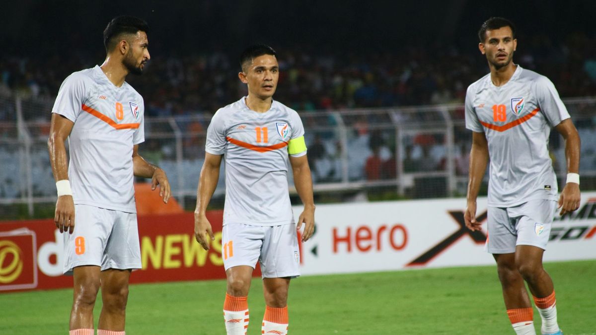 Getty Images / Debajyoti Chakraborty/NurPhoto / Na zdjęciu: piłkarze reprezentacji Afganistanu