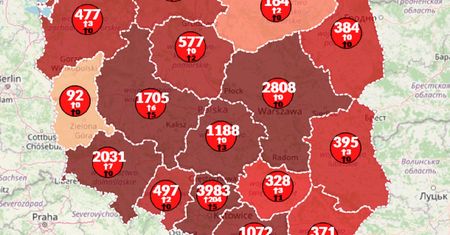 Koronawirus w Polsce. Ponad 16,5 tys. zarażonych. Rośnie liczba ofiar [Aktualna mapa]
