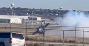 Niebezpieczne lądowanie F-35B. Pilot ledwo się uratował [Wideo]