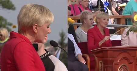 Agata Duda do Amazonek na Jasnej Górze: "Postawa wzajemnej solidarności kobiet imponuje"
