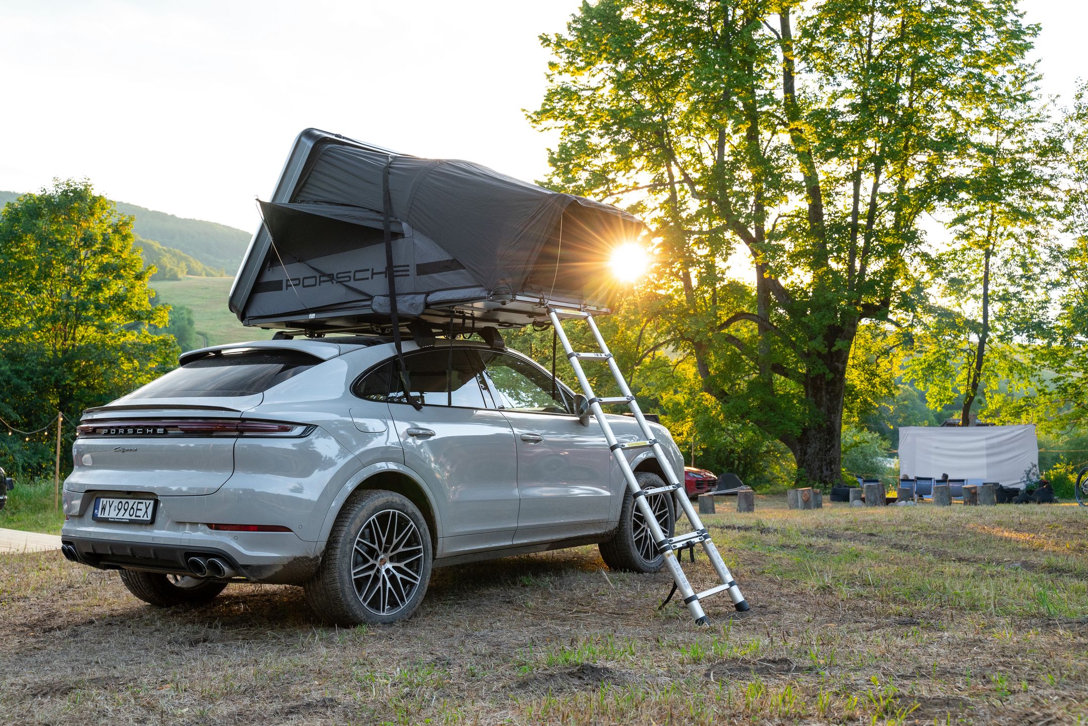 Porsche Cayenne w Bieszczadach