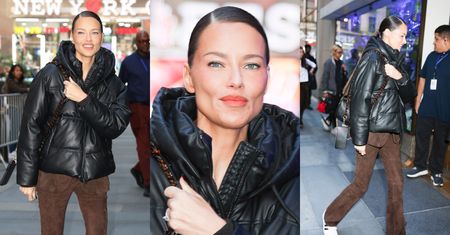 Niepokojąco szczupła Adriana Lima szwenda się po ulicach Nowego Jorku, a komentujący się martwią: "Ozempic czy liposukcja? I PO CO?" (ZDJĘCIA)