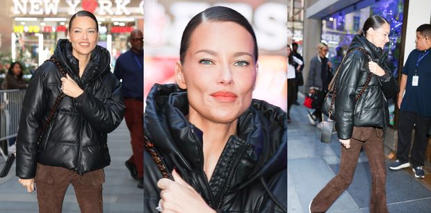 Niepokojąco szczupła Adriana Lima szwenda się po ulicach Nowego Jorku, a komentujący się martwią: "Ozempic czy liposukcja? I PO CO?" (ZDJĘCIA)