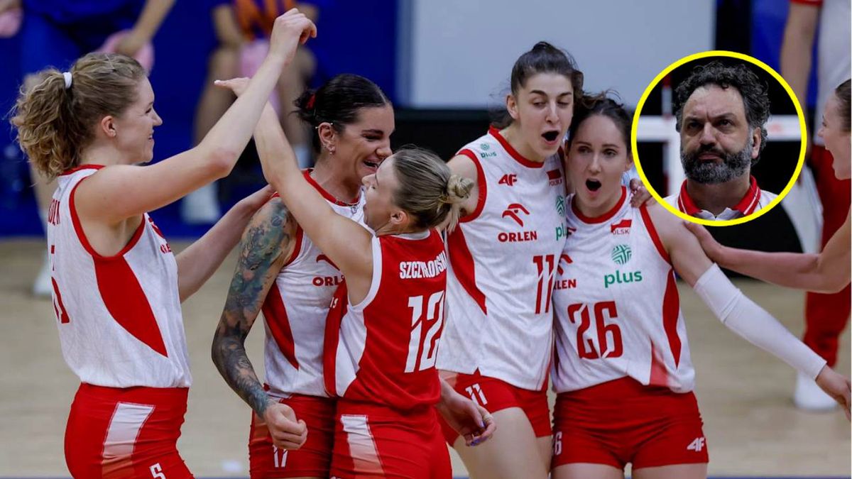 Getty Images / Volleyball World / Na zdjęciu: Reprezentacja Polski siatkarek I Stefano Lavarini