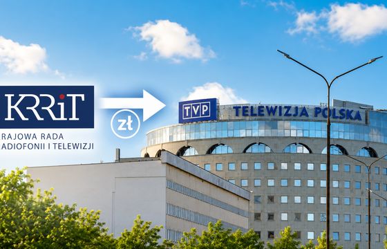 KRRiT przekazała mediom publicznym 291 mln zł. Większość dla TVP