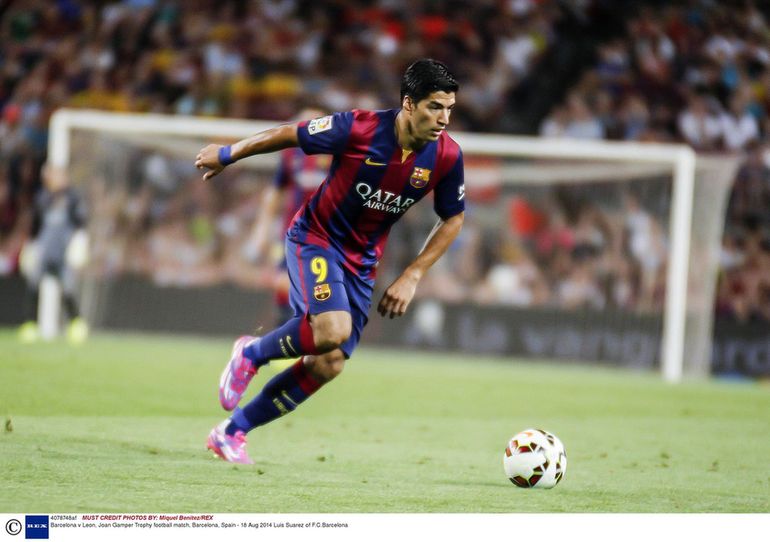 Luis Suarez po raz pierwszy wystąpi w meczu Barcelony w Lidze Mistrzów