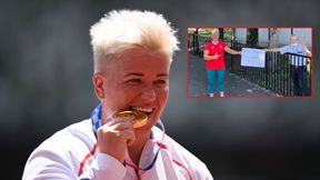 Anita Włodarczyk chce spotkania ze słynnym kibicem. "Mam nadzieję, że jeszcze żyje..."