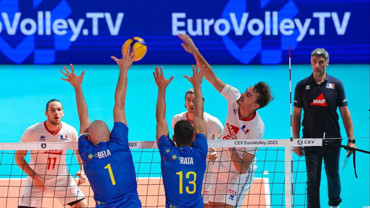 Zdjęcie okładkowe artykułu: Materiały prasowe / CEV / Mecz mistrzostw Europy siatkarzy: Francja - Rumunia