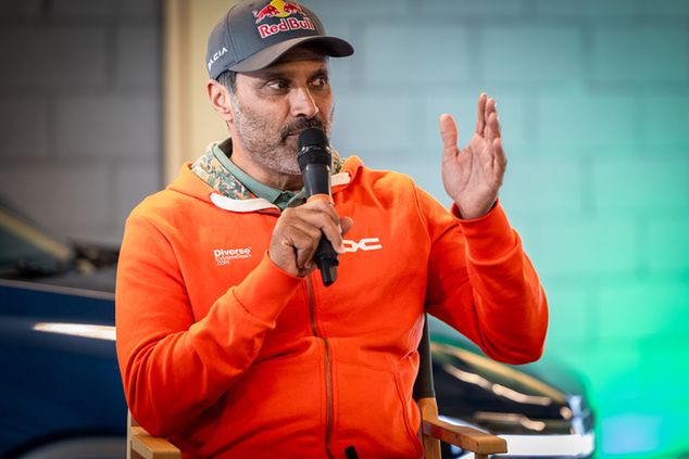 Nasser Al-Attiyah podczas wizyty w Polsce