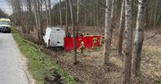 Tragiczny wypadek w Czermnej. 36-letni kierowca zginął na miejscu