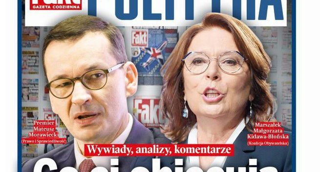 Piątkowy „Fakt” z dodatkiem wyborczym, redaktorem prowadzącym Jan Stachurski