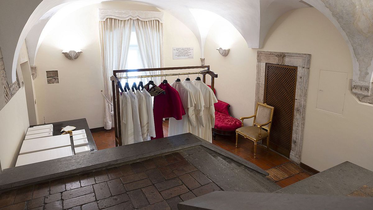 Tak wygląda Pokój Łez przy Kaplicy Sykstyńskiej w Watykanie