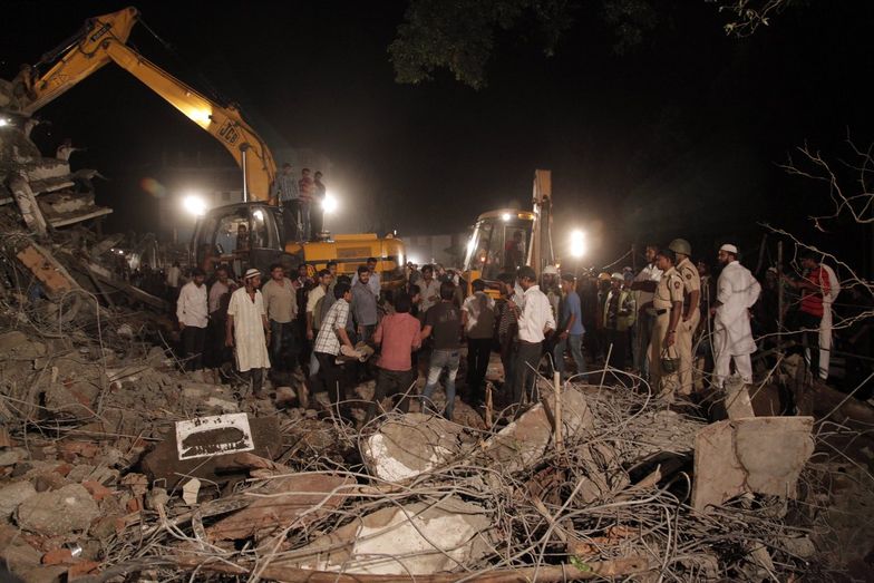 Katstrofa w Indiach. Już 62 ofiary znaleźli w gruzach