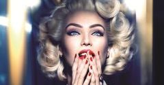 Candice Swanepoel jak Marilyn Monroe