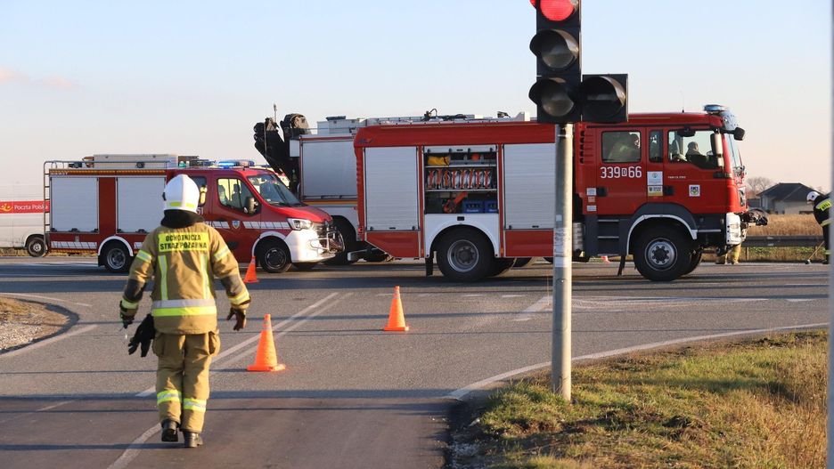 Wypadek na Łączniku Długołęka