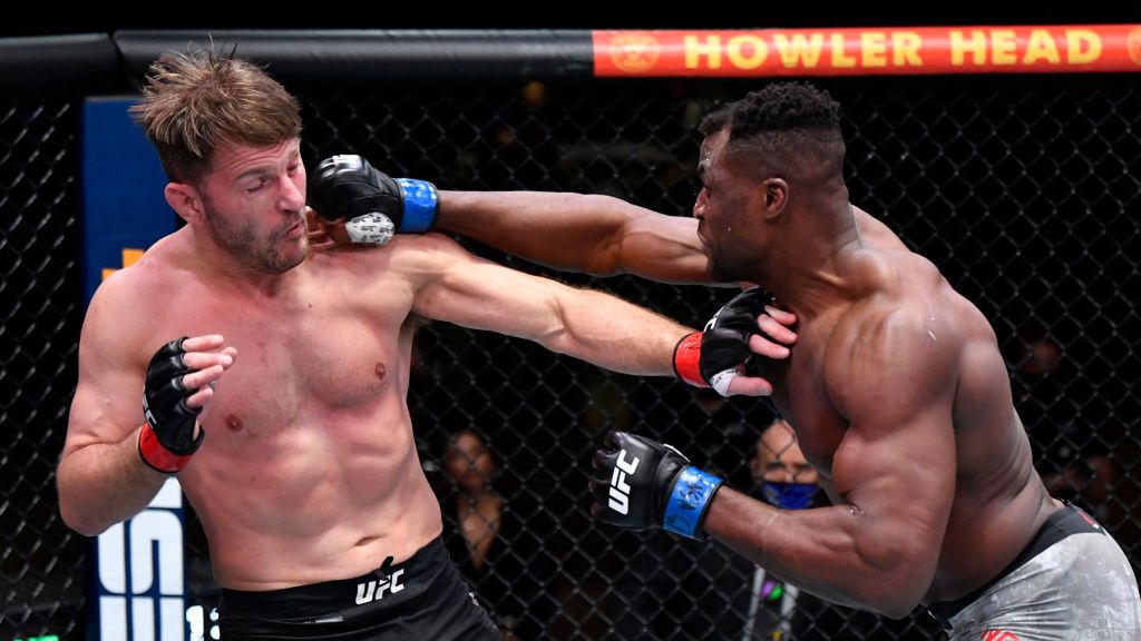 Getty Images / Jeff Bottari/Zuffa LLC  / Na zdjęciu: walka  Stipe Miocic  vs Francis Ngannou