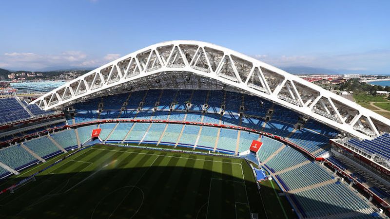 Getty Images / Dean Mouhtaropoulos  / Na zdjęciu: Olimpijski Stadion Fiszt w Soczi