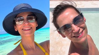 57-letnia Olga Bończyk nadaje z Zanzibaru i prezentuje się W BIKINI