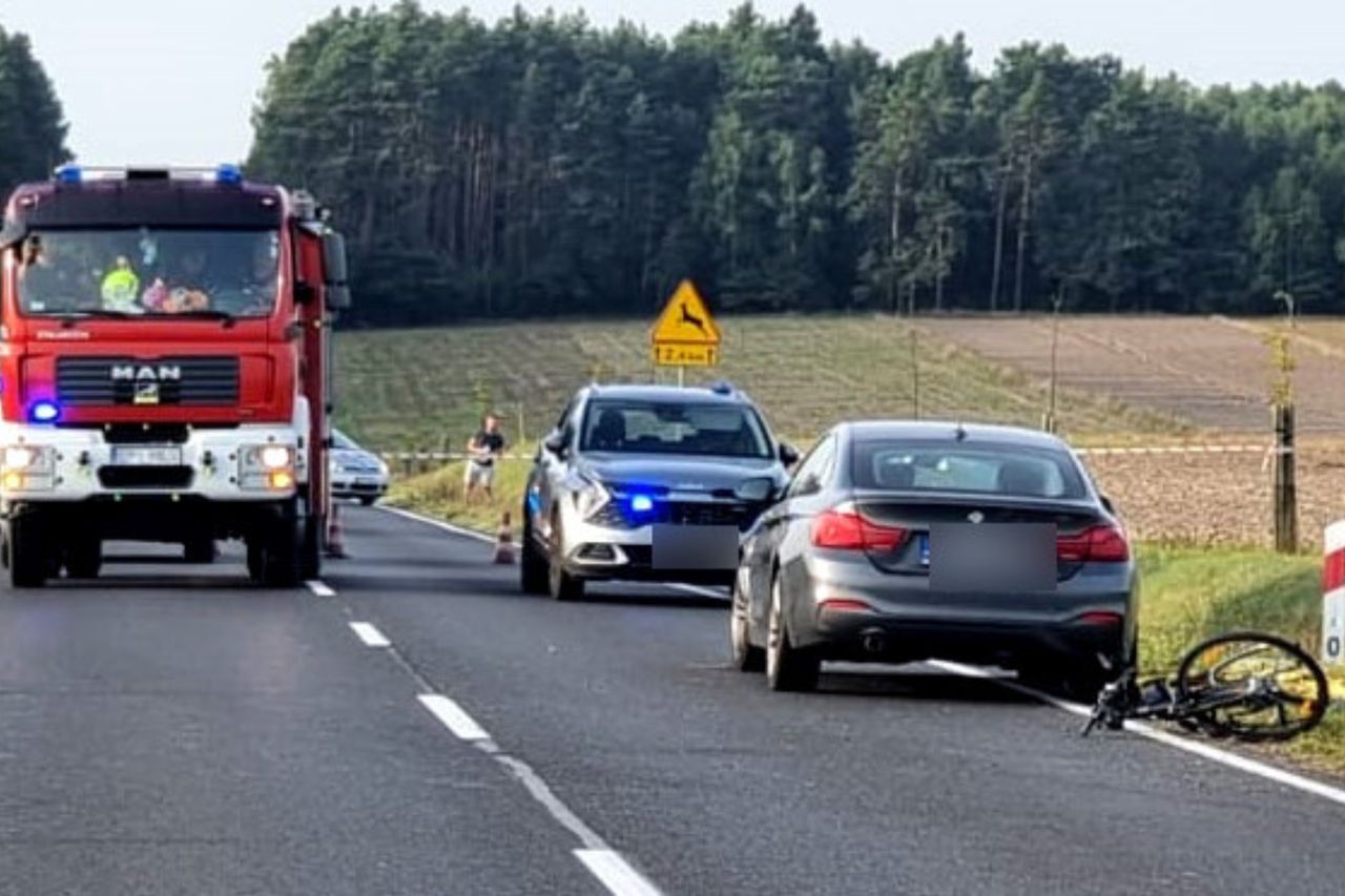 Wypadek w Łęcznie