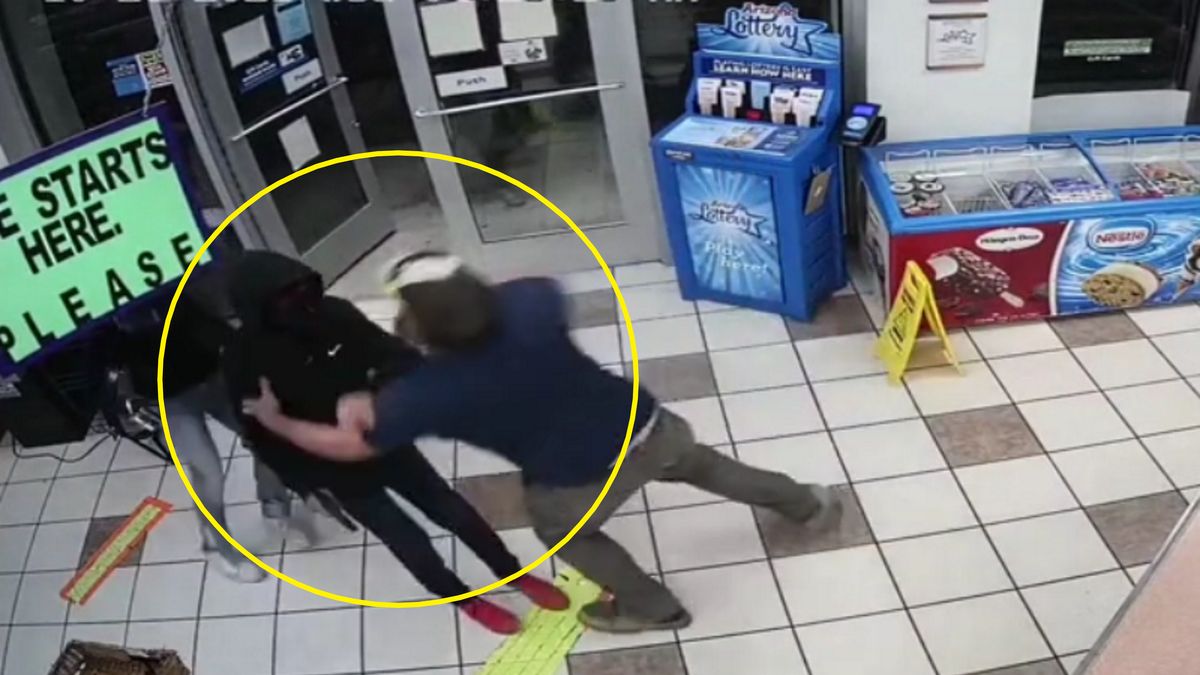 Nagranie ze stacji benzynowej obiegło sieć. 