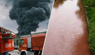 Fatalne skutki pożaru w Siemianowicach Śląskich. Rzeki zagrożone