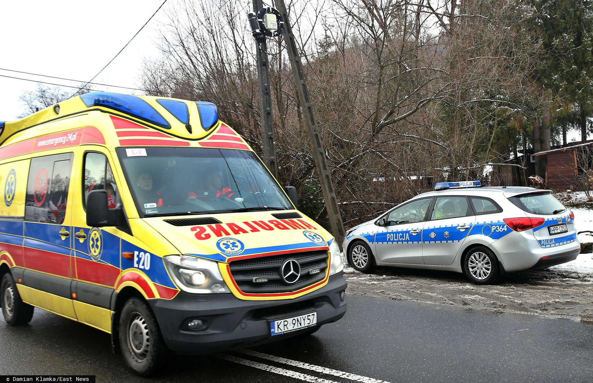 East News archiwum
Fot. Damian Klamka/East Wisla, 07.12.2024
n/z radiowoz policyjny, ambulans, karetka pogotowia
Damian Klamka