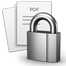 PDF Page Lock icon