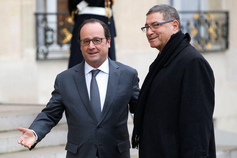 Francois Hollande i Habib Essid