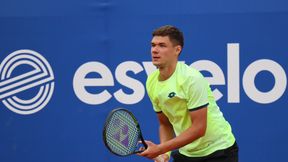 Twarda walka Kamila Majchrzaka z byłym numerem 12. rankingu ATP