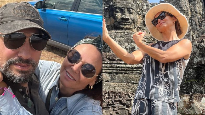 Kinga Rusin nadaje z Kambodży i wspomina o Marku