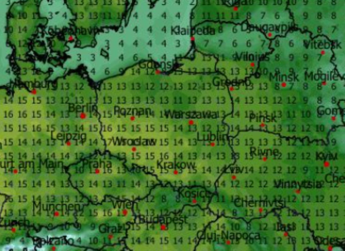 Wyżowa pogoda nad Polską. Wiosenne temperatury