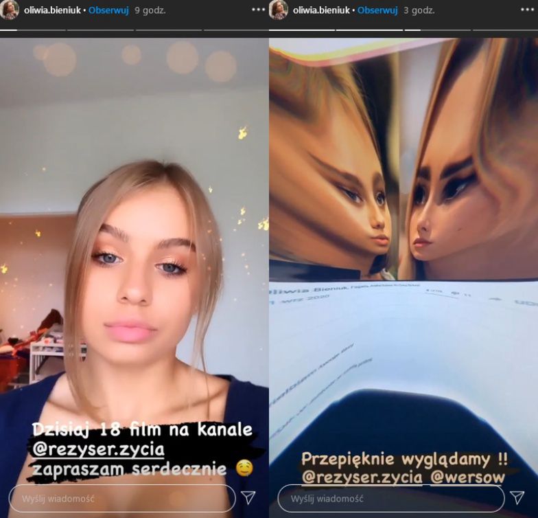 Oliwia Bieniuk zagrała w filmie