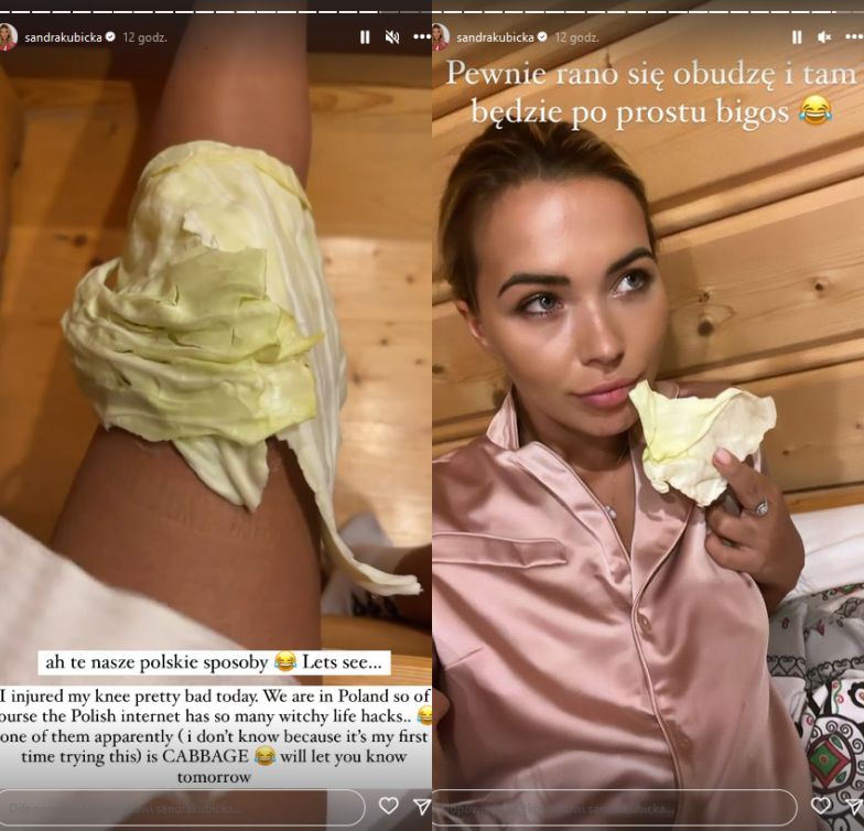 Sandra Kubicka w górach