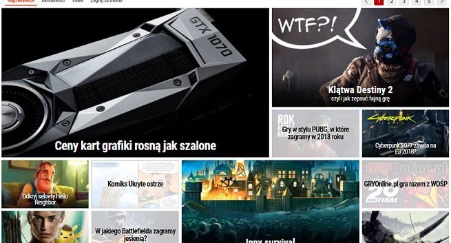 Gry-Online ze wzrostem wpływów o 9 proc., zysk zmalał do 496 tys. zł