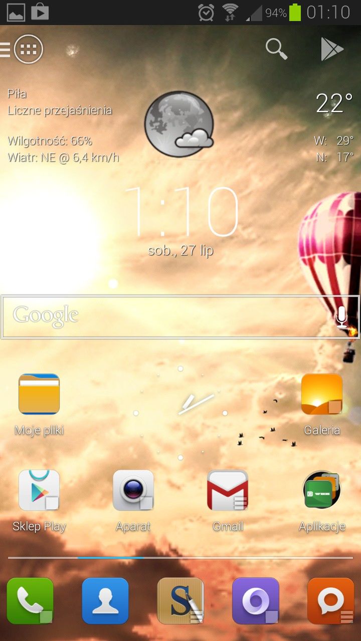 Hot Air Balloon Live Wallpaper