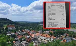 Pokazała paragon z Kazimierza Dolnego. Tyle zapłaciła za obiad dla trzech osób