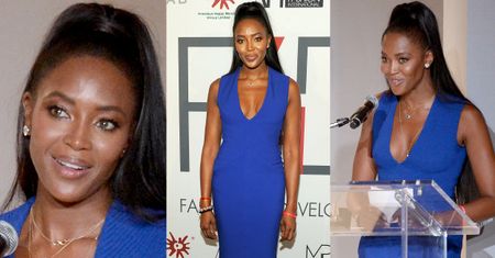Naomi Campbell w sukience za 17 tysięcy