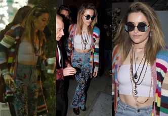 Paris Jackson w hipisowskiej stylizacji zmierza na urodziny matki Paris Hilton