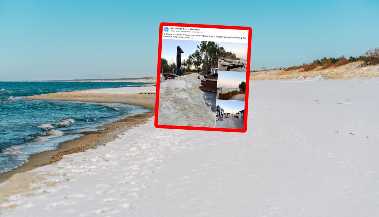 "Nie uwierzycie". Niosą się zdjęcia znad Bałtyku. To nie żart