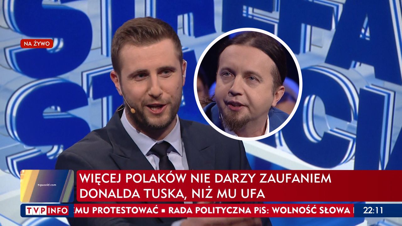 Kłeczek wyśmiał gościa na wizji. "Nie podoba mu się TVP, a wszystkie programy obskakuje"