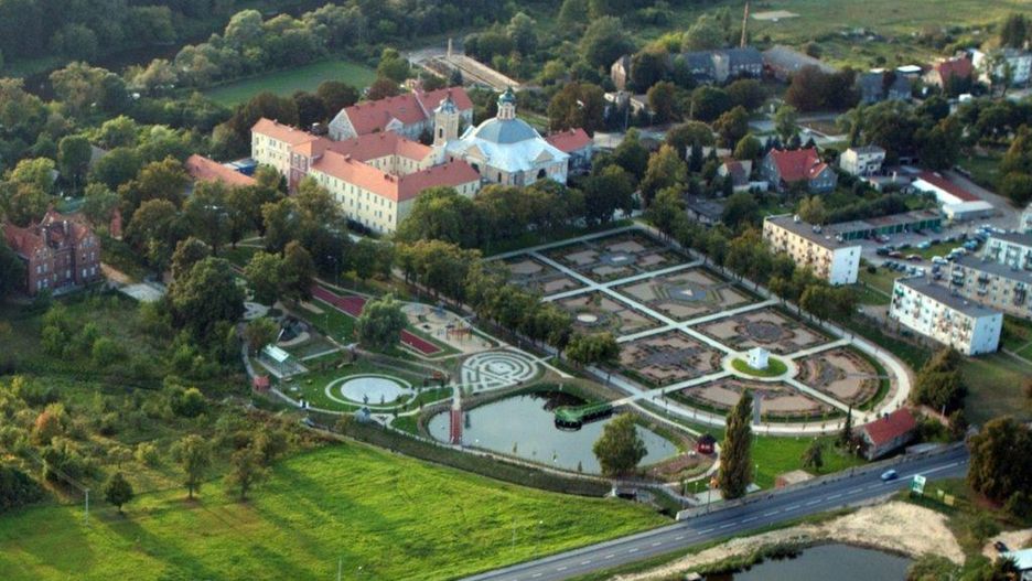 Park Orientacji Przestrzennej w Owińskach z lotu ptaka