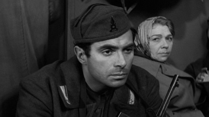 Antonio Cifariello w filmie "Giuseppe w Warszawie"