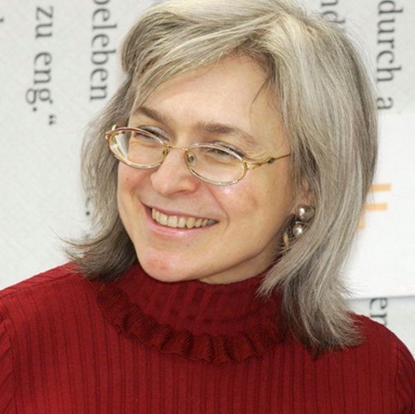 Anna Politkowska na zdjęciu wykonanym w 2005 roku