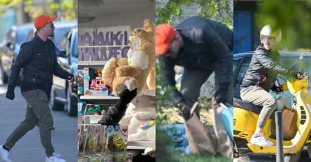 Antek Królikowski na Dzień Dziecka kupił Vincentowi... maskotkę KRÓLIKA. Już nie pocałował klamki (ZDJĘCIA)