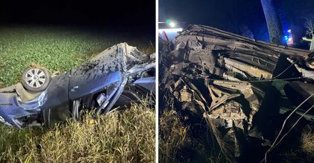 Tragiczny wypadek pod Kętrzynem. 31-latek zginął na miejscu