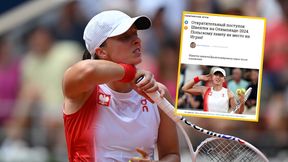 "Obrzydliwy czyn". Rosjanie ostro o tym, co Iga zrobiła po meczu