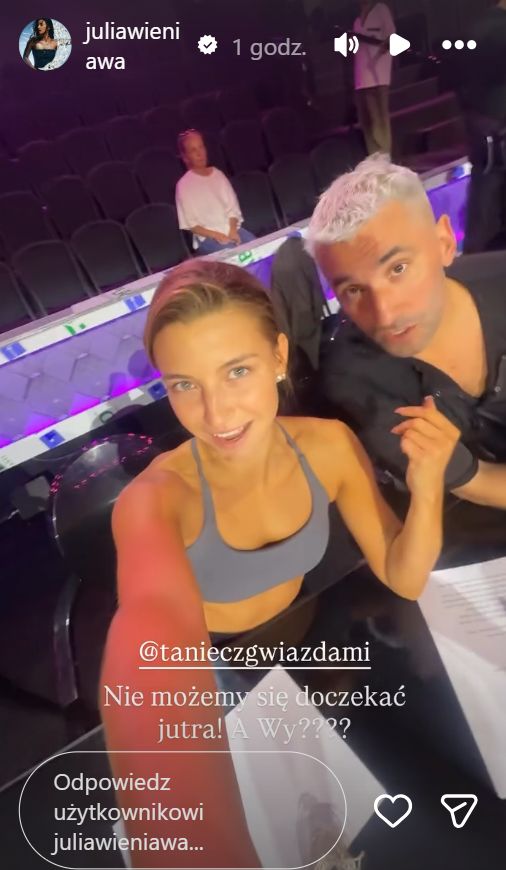 Julia Wieniawa za kulisami "TzG"