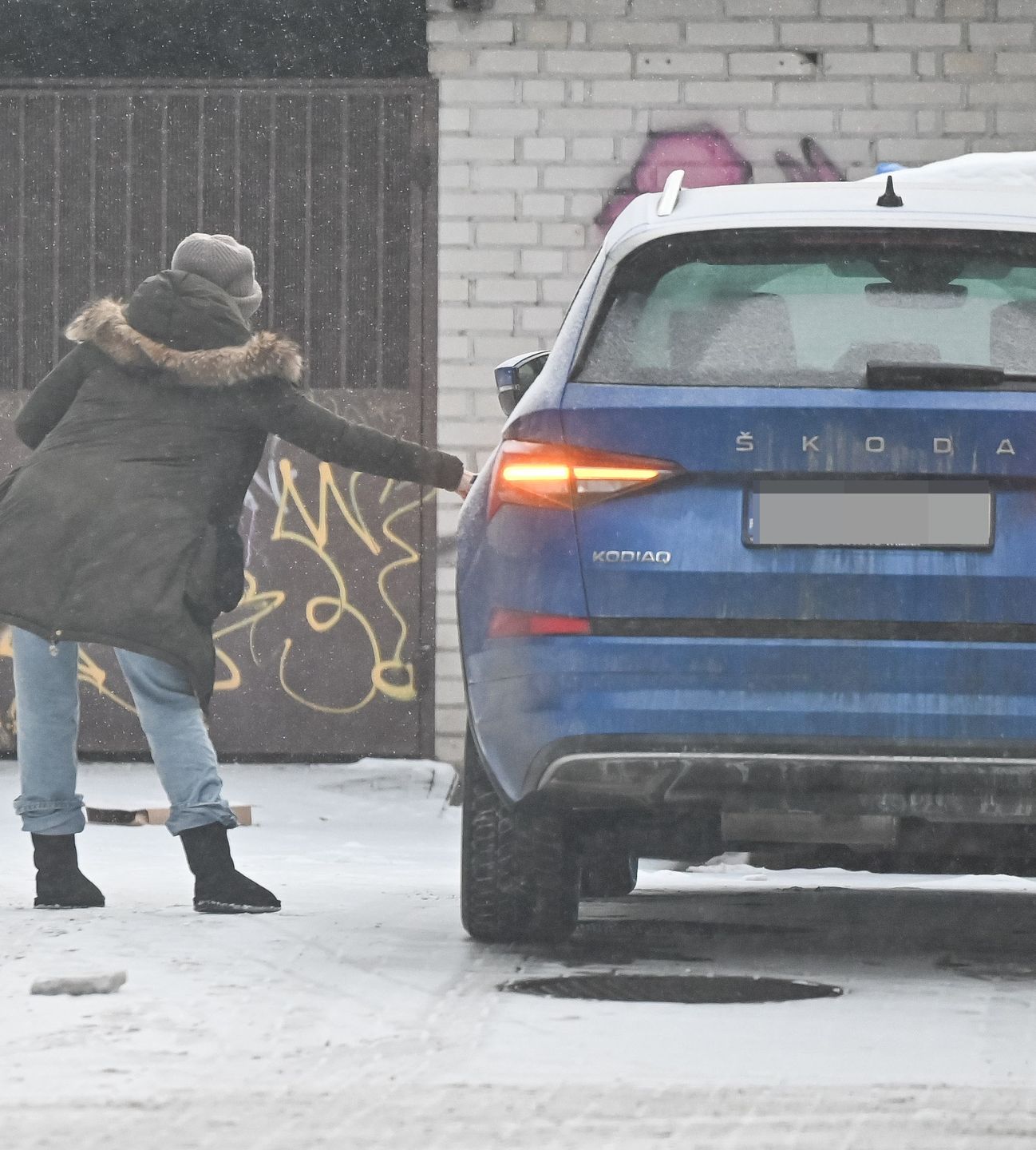 Anna Mucha "przyłapana" na mieście